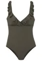 Produktbild: JETTE Badeanzug mit eleganter Rüsche und Shaping-Effekt