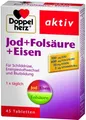 Produktbild:  Jod + Folsäure + Eisen + B12 Tabletten für die richtige Schilddrüsenfu
