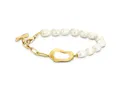 Produktbild: Thomas Sabo Armband A2190-430-14-L19v - Zuchtperle - Bold Elegance 16 - 19 cm - Silber vergoldet