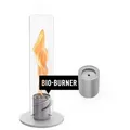 Produktbild: SPIN 900 Tischfeuer grau inkl. Bio-Burner - bis zu 1100 W Leistung 00690