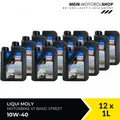 Produktbild: Liqui Moly Motorbike 4T Basic Street 10W-40 Motorrad Öl 12x1 Liter = 12 Liter