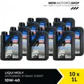 Produktbild: Liqui Moly Motorbike 4T Basic Street 10W-40 Motorrad Öl 10x1 Liter = 10 Liter