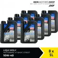 Produktbild: Liqui Moly Motorbike 4T Basic Street 10W-40 Motorrad Öl 8x1 Liter = 8 Liter
