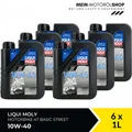 Produktbild: Liqui Moly Motorbike 4T Basic Street 10W-40 Motorrad Öl 6x1 Liter = 6 Liter