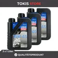Produktbild: Liqui Moly Motorbike 4T 10W-40 3x1 L Basic Street Motorradöl API SL JASO Motoröl