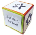 Produktbild: TimeTEX Spielesammlung Blanko-Würfel mit Einstecktaschen 6 cm