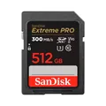 Produktbild: SanDisk 512 GB SDXC ExtremePro 300MB/s V90 UHS-II Speicherkarte