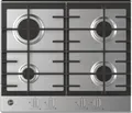 Produktbild: Hoover H-HOB 300 GAS HMK6GRK3X NL, Edelstahl, Integriert, 59.5 cm, Gaskochfeld, Edelstahl, 4 Zone(n)