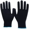 Produktbild: Nitras Strickhandschuhe 6101 Nylon/Baumwolle PVC-Noppen (Packung, 12-St., VPE= 12 Paar, Gr 6-11) genoppt / Atmungsaktiv blau 8
