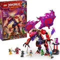 Produktbild: LEGO NINJAGO Chaosdrache Donnerzahn bewegliche Actionfigur 6 Minifiguren 71832