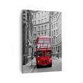 Produktbild: Wandbilder 70x100cm Leinwandbild Bus england urlaub london Bilder Art Wanddeko