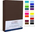 Produktbild: Camry Spannbettlaken CLASSIC, Jersey Baumwolle, Gummizug: rundum, viele Farben, alle Matratzenhöhen, Bettlaken, Spannbetttuch