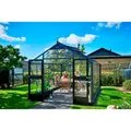 Produktbild: Juliana Gewächshaus Premium 13 m² ALU Anthrazit 3 mm Sicherheitsglas TOP NEU