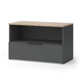 Produktbild: Vicco Kommode Wido, Anthrazit/Sonoma, 80 x 50 cm mit 1 geschlossenem Fach (1 St)
