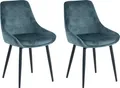 Produktbild: SIT Polsterstuhl (Set, 2 St), glamouröser Bezug in Samtoptik