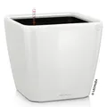 Produktbild: LECHUZA® Pflanzgefäße QUADRO LS 28 Weiß hochglänzend All-in-One