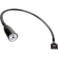 Produktbild: kalb Flexible LED Bettleuchte Silbergrau Warmweiß Leseleuchte Mit Integrierter USB Ladefunktion 1er Set Chrom