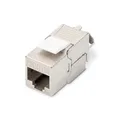 Produktbild: DIGITUS CAT 6A Keystone Modul geschirmt RJ45 Buchse werkzeugfreie Montage