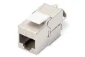 Produktbild: Digitus CAT 6A Keystone Modul DN-93615, Keystone-Modul silber, werkzeugfrei, ges