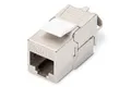 Produktbild: DIGITUS Keystone-Modul Cat-6A Geschirmt - 1 Stück - RJ45-Buchse - 500 MHz 10GBas