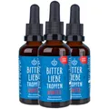 Produktbild: BitterLiebe® Bitterstoffe Tropfen 50ml Limited Winter Edition 3er Set I winterliche Bittertropfen aus Die Höhle der Löwen I Hildegard von Bingen, Bitterkräuter