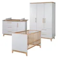 Produktbild: Roba Zimmerset Caro Kombi-Bett 70x140cm Wickelkommode & Schrank 3-türig