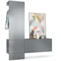 Produktbild: Vladon Garderobe, Graphit, Holzwerkstoff, 156.5x193x35 cm, Garderobe, Garderoben-Sets & Serien, Garderoben-Sets