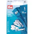 Produktbild: Prym Hosenhaken und Stege (12 mm/ silberfarbig/ 2 St.)