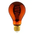 Produktbild: EGLO E27 Lampe dimmbar, Spiral LED Glühbirne, Vintage Deko Leuchtmittel Kupfer im Retro-Design, 4 Watt, 30 Lumen, warmweiß, 2000k, Edison Birne A75, Ø 7,5 cm