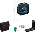 Produktbild: Bosch Linienlaser GLL 20-22 G 0601065600 | grüne Laserlinien | 20m Reichweite | IP65 | 0,3mm/m Genauigkeit