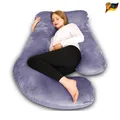 Produktbild: Chilling Home Schwangerschaftskissen J-Form 140x70 cm Blau Grau – Stillkissen