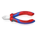 Produktbild: KNIPEX 70 05 125 Seitenschneider mit Comfort-Griffen verchromt 125 mm