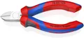 Produktbild: KNIPEX Seitenschneider mit Comfort-Griffen verchromt 125 mm