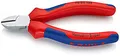 Produktbild: KNIPEX 70 05 125 Seitenschneiderzange Kunststoff Blau/Rot 12,5 cm ~D~
