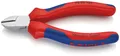 Produktbild: KNIPEX 70 05 125 Seitenschneider mit Mehrkomponenten-Hüllen verchromt 125 mm