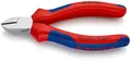 Produktbild: KNIPEX 70 05 125 Seitenschneider mit Mehrkomponenten-Hüllen verchromt 125 mm