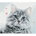 Produktbild: Diamond Dotz Squares Katze Pricilla (DQ7.005)