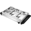 Produktbild: Steinborg SB-6020 Edelstahl Buffetwärmer Speisewärmer 4 Speisebehälter 300W