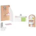 Produktbild: GOKI Puppenmöbel Style Badezimmer 10ltg aus Holz für Kinderpuppenhaus  51492 NEU