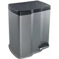 Produktbild: Mülldose Mit 2 Fächern, 7 L + 15 L, Gunnar, Silber