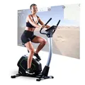 Produktbild: Christopeit Ergometer Heimtrainer Fahrrad Eco 1000 - Fitnessgerät mit Generator – Stromlos trainieren, leise, 10kg Schwungmasse, Bluetooth, Kinomap-App, bis 150kg