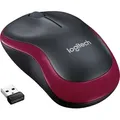Produktbild: Logitech M185 Maus Funk Optisch Rot 3 Tasten 1000 dpi