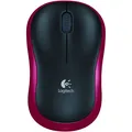 Produktbild: Logitech M185 USB schwarz/rot (kabellos)
