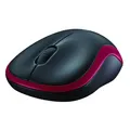 Produktbild: Logitech M185 Wireless Maus rot 1000 dpi USB-Anschluss NEU