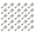 Produktbild: 25 Flachsteckhülse 6,3x0,8 Kabelschuh unisoliert 1,50²-2,50² DIN 46340 Rasthaken