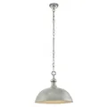 Produktbild: EGLO Pendelleuchte Easington, 1 flammige Hängelampe Industrial, Vintage, Retro, Hängeleuchte aus Stahl in Nickel, Esstischlampe, Wohnzimmerlampe hängend mit E27 Fassung