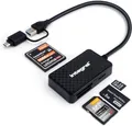Produktbild: Integral 4-in-1 Kartenleser USB 3.2 USB-C SD microSD CF MS B-Ware