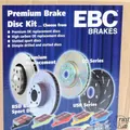 Produktbild: 2x EBC Turbo Groove Bremsscheibe Vorderachse für Audi A4 A5 Q5 GD1574 EBC116047