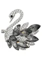 Produktbild: Firetti Brosche Schmuck Geschenk Ansteckschmuck Schwan, mit Glasstein