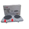 Produktbild: Clatronic Doppelkochplatte DKP 3583, 2 Kochplatten, stufenlos regelbare - Defekt